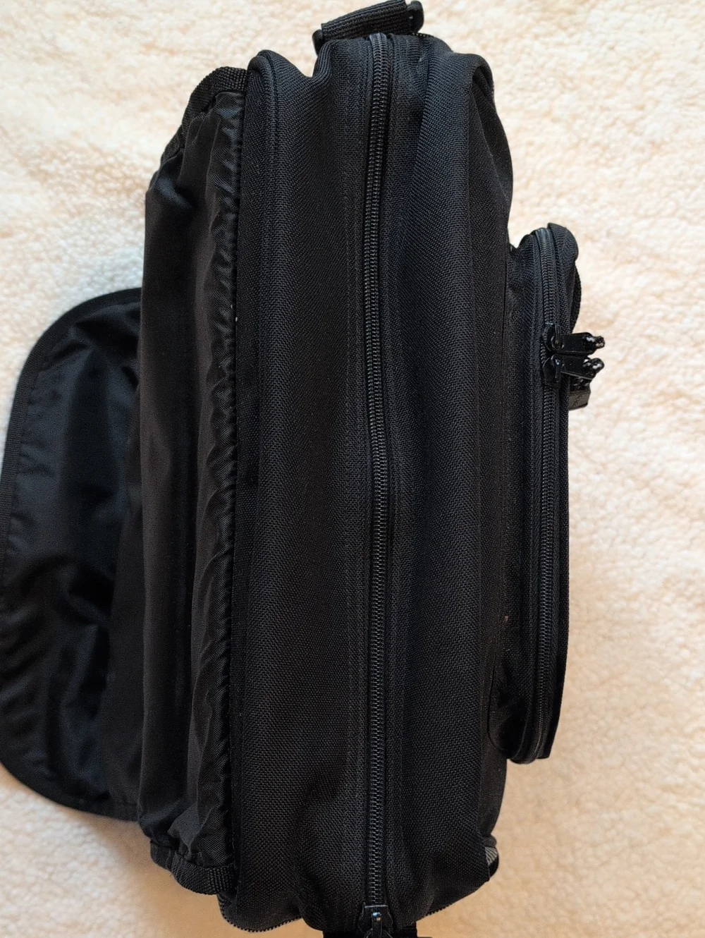 Black Swiss Messenger Bag / Backpack